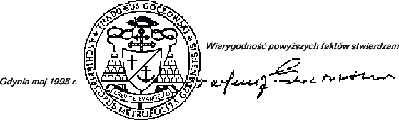 Pieczęć Metropolity Gdańskiego